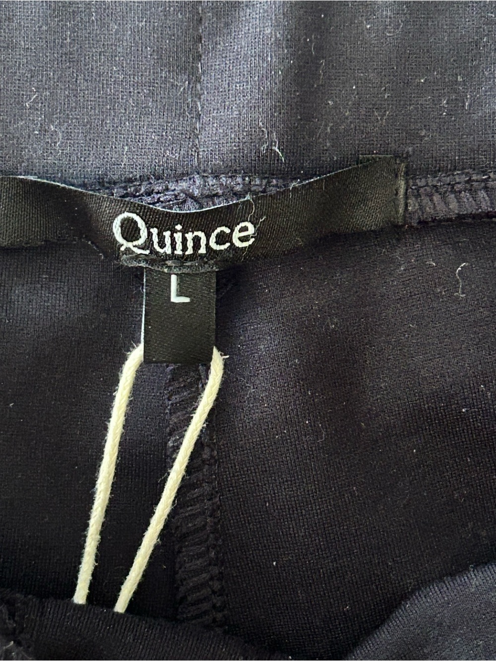 NWT Quince. Black Pants LP - Picture 2 of 4